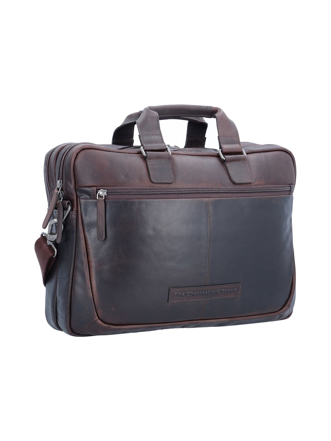 The Chesterfield Brand Wax Pull Up Valigetta Vera Pelle 40 cm Vano porta PC