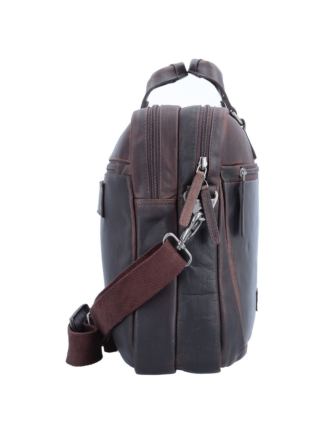 The Chesterfield Brand Wax Pull Up Valigetta Vera Pelle 40 cm Vano porta PC