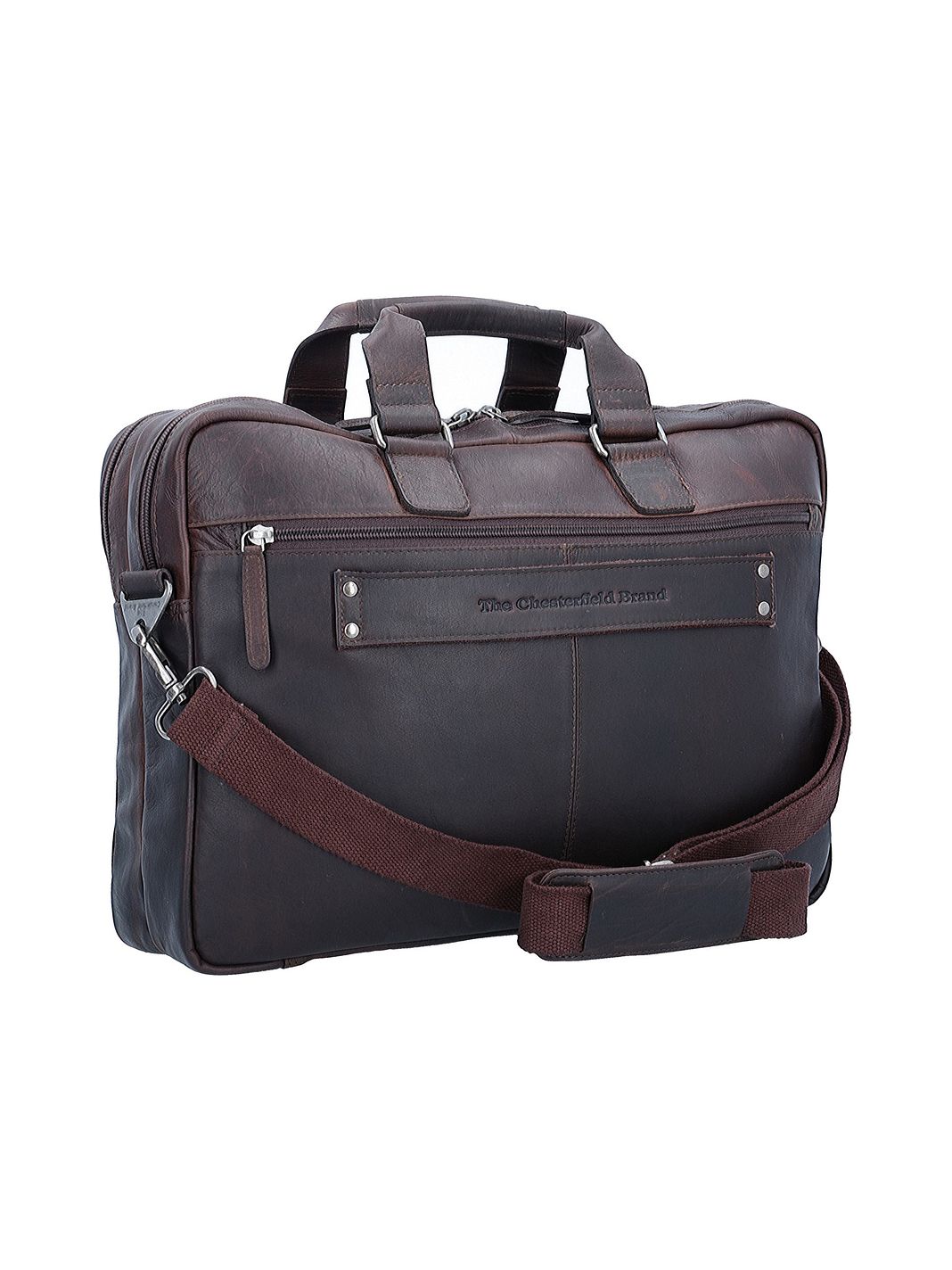 The Chesterfield Brand Wax Pull Up Valigetta Vera Pelle 40 cm Vano porta PC