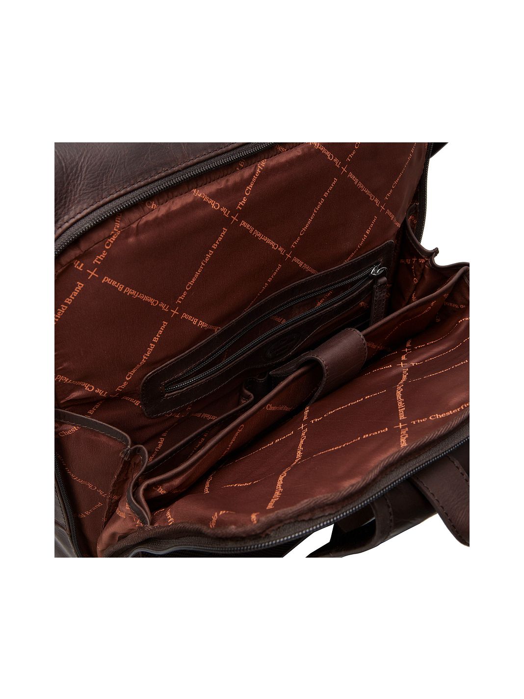 The Chesterfield Brand Liverpool Zaino da giorno Vera Pelle 45 cm Vano porta PC