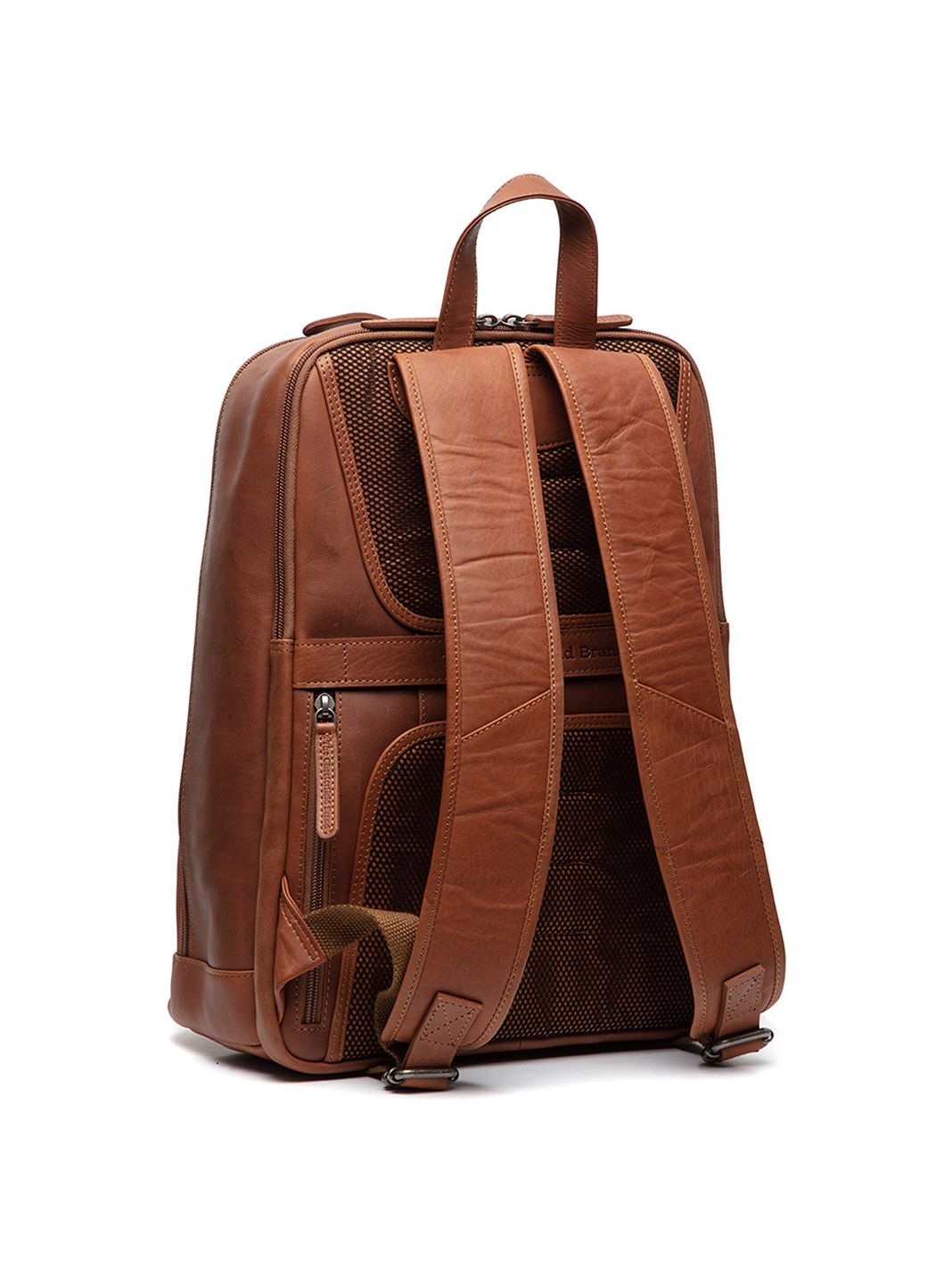 The Chesterfield Brand Wax Pull Up Zaino da lavoro Vera Pelle 39 cm Vano porta PC