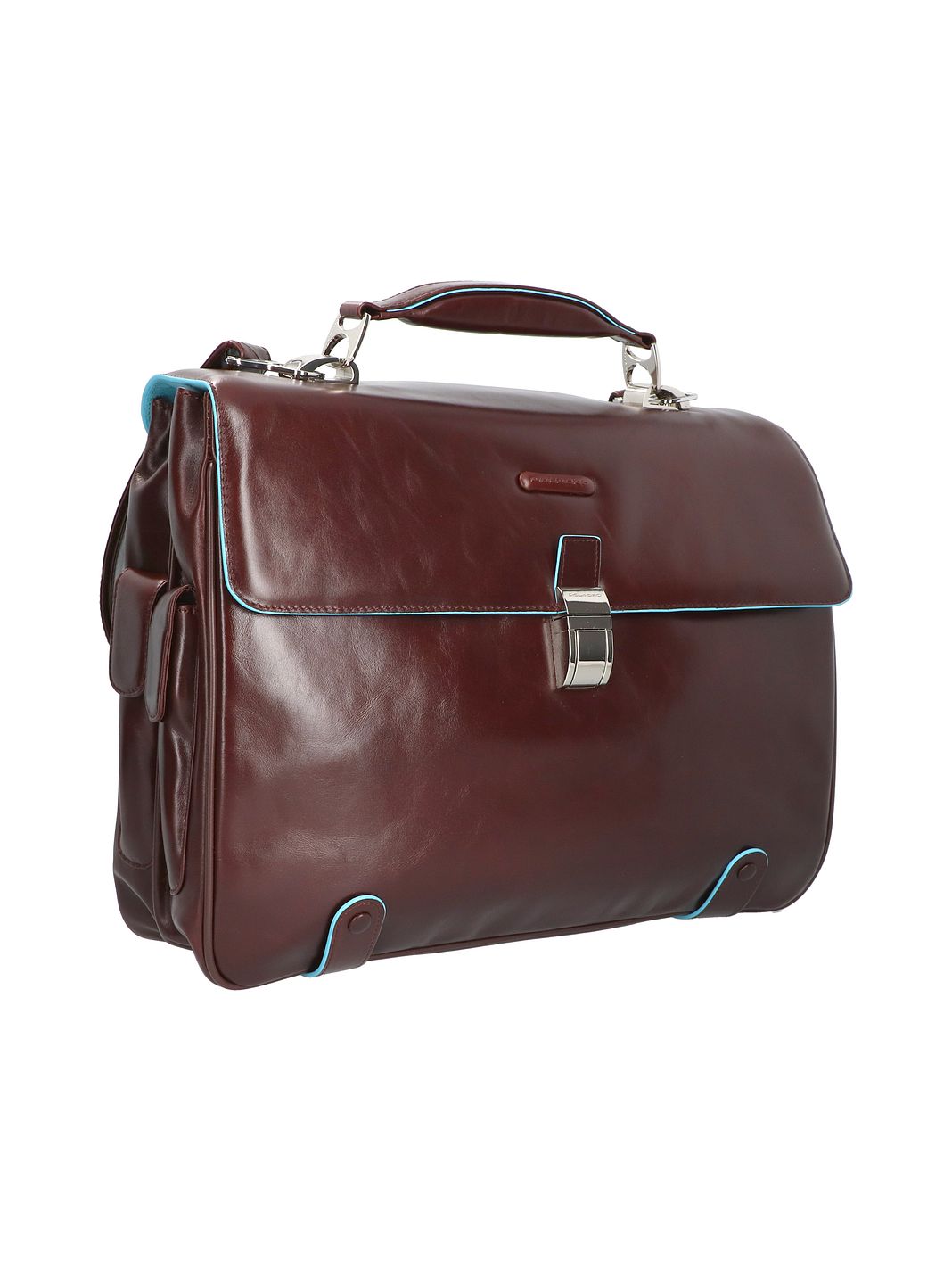 Piquadro Blue Square Valigetta Vera Pelle 44 cm Vano porta PC