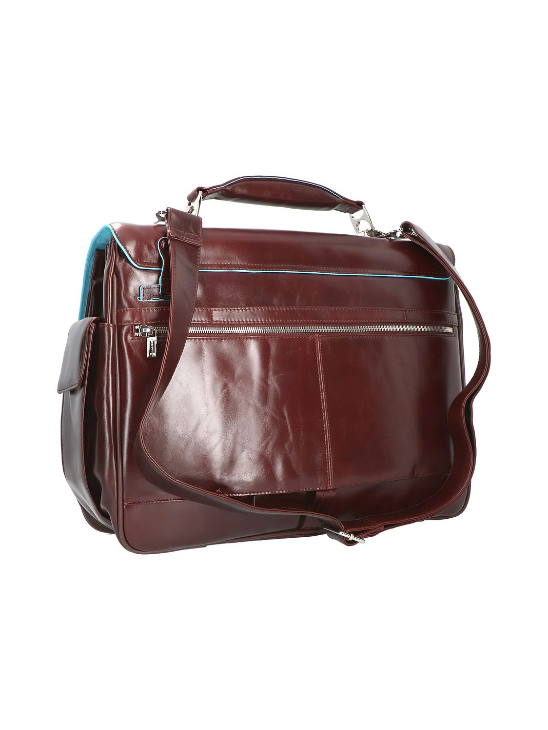 Piquadro Blue Square Valigetta Vera Pelle 44 cm Vano porta PC