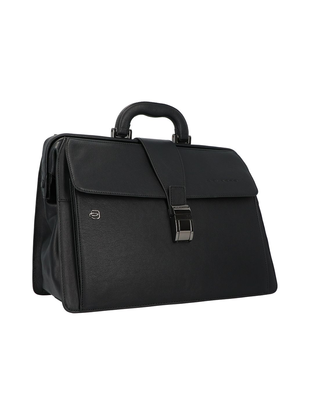 Piquadro Black Square Valigetta Vera Pelle 37 cm Piquadro Black Square Valigetta Vera Pelle 37 cm