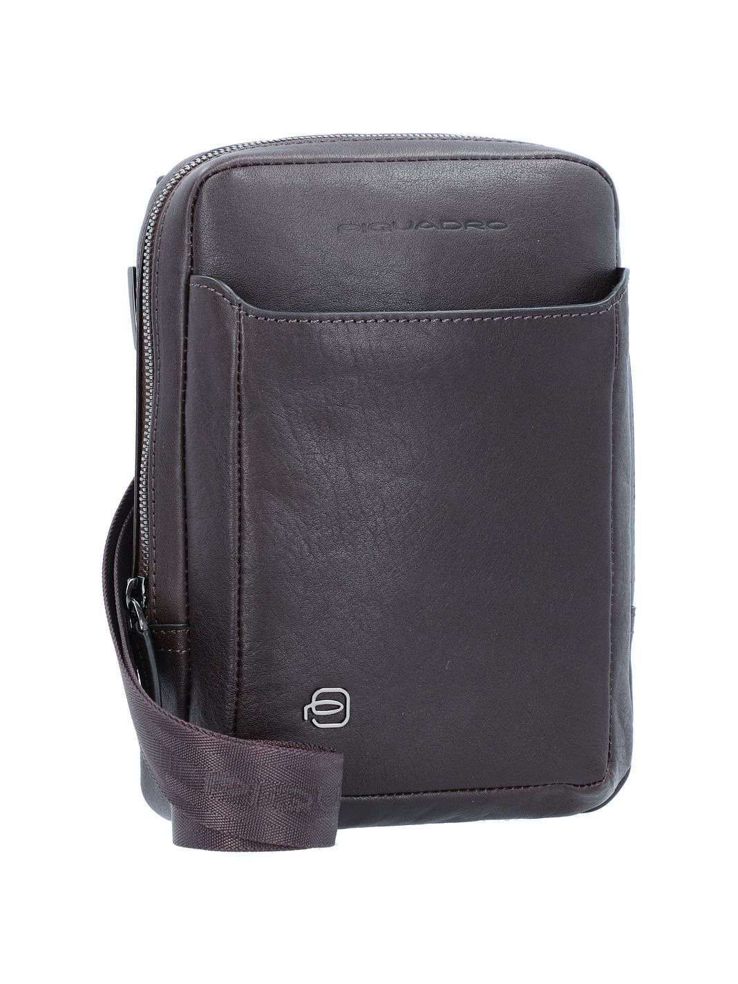 Piquadro Black Square Borsa a tracolla Vera Pelle 17 cm