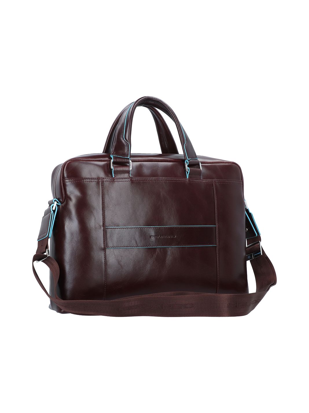 Piquadro Blue Square Valigetta Vera Pelle 40 cm Vano porta PC