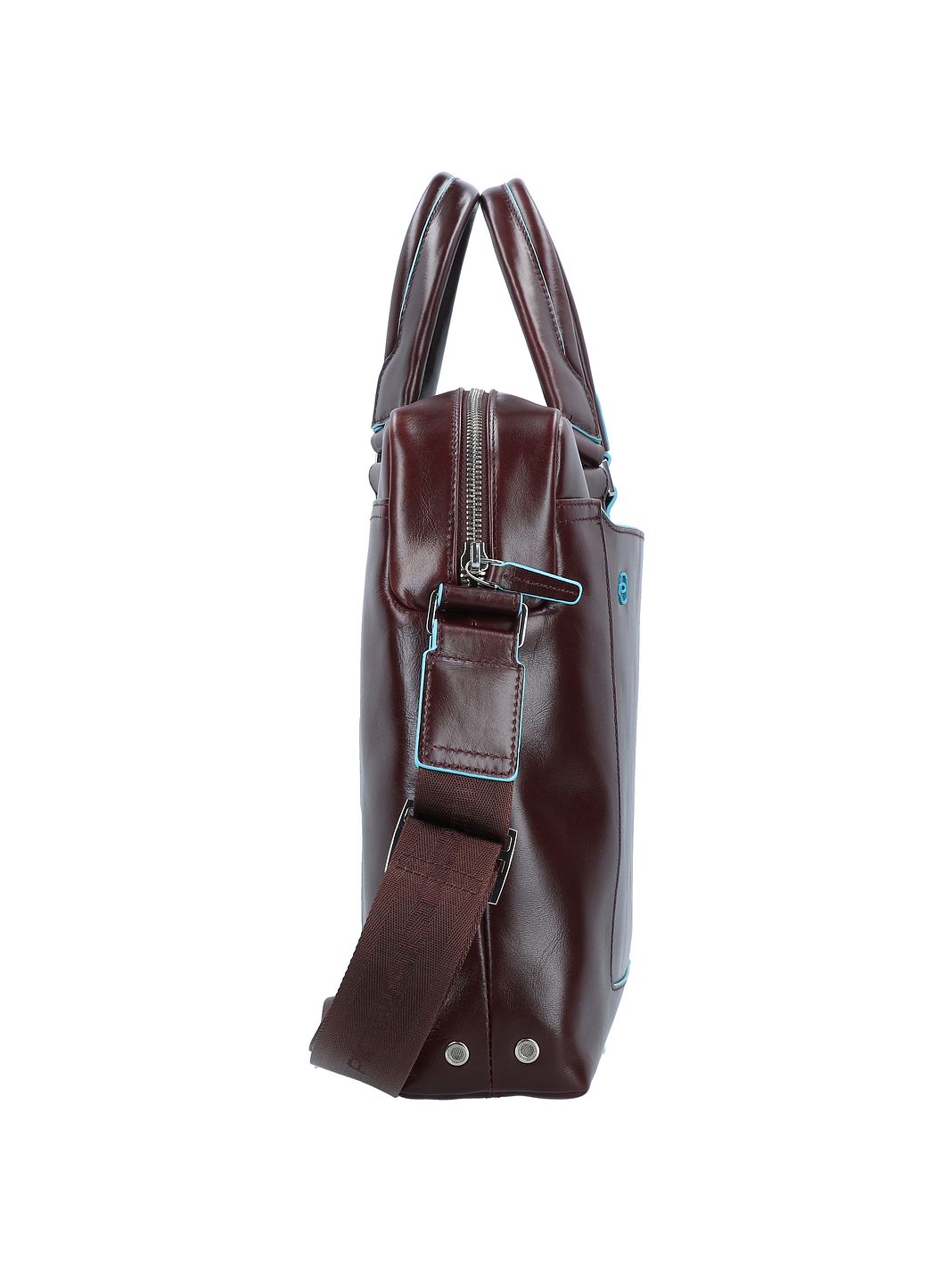 Piquadro Blue Square Valigetta Vera Pelle 40 cm Vano porta PC
