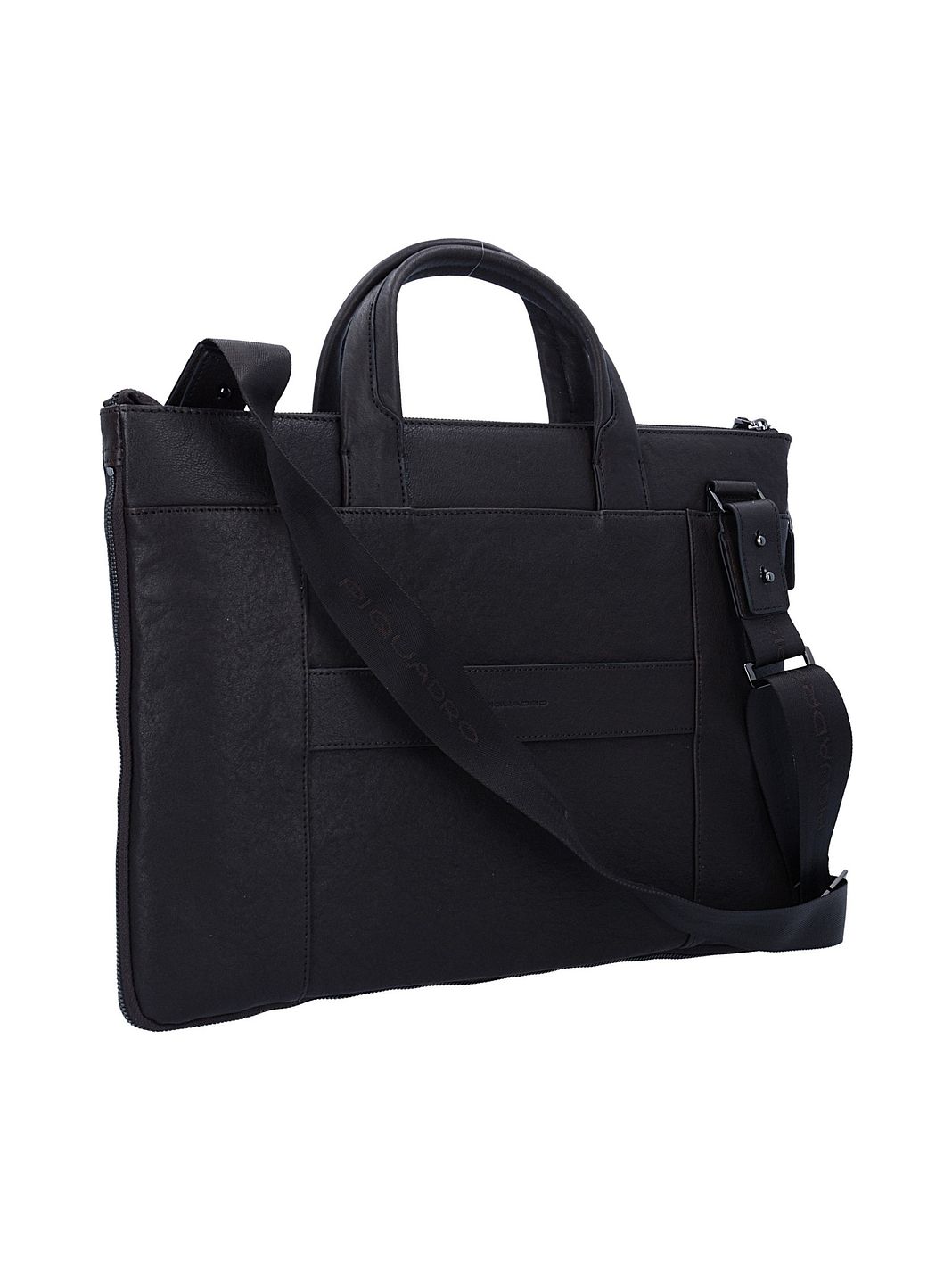 Piquadro Black Square Valigetta Vera Pelle 42 cm Vano porta PC Piquadro Black Square Valigetta Vera Pelle 42 cm Vano porta PC