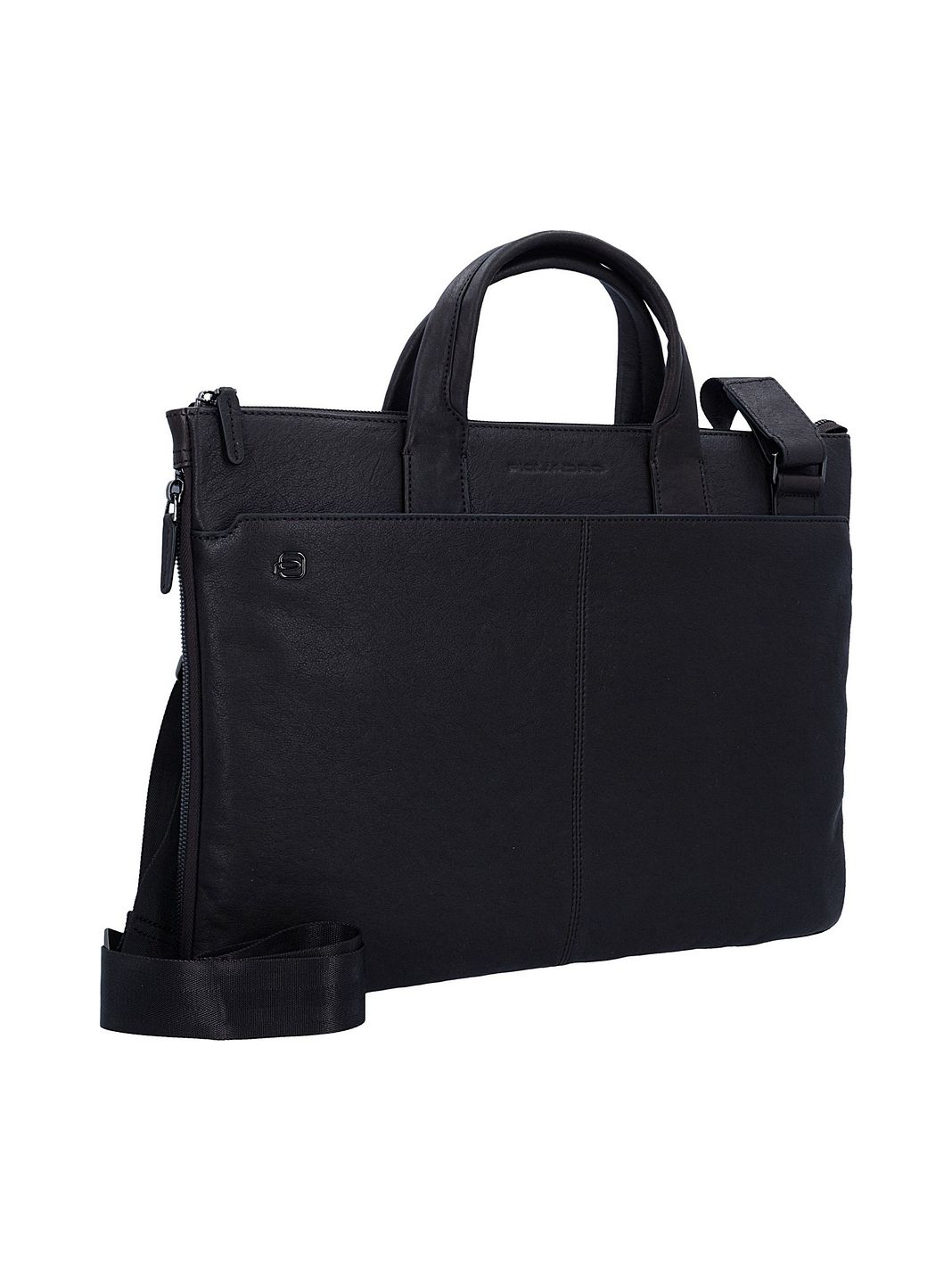 Piquadro Black Square Valigetta Vera Pelle 42 cm Vano porta PC Piquadro Black Square Valigetta Vera Pelle 42 cm Vano porta PC