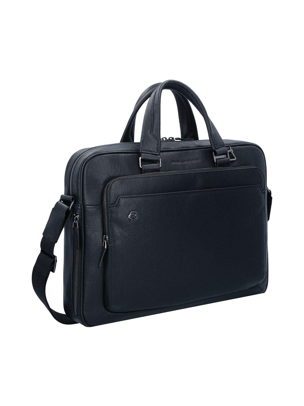 Piquadro Black Square Valigetta Vera Pelle 40 cm Vano porta PC Piquadro Black Square Valigetta Vera Pelle 40 cm Vano porta PC
