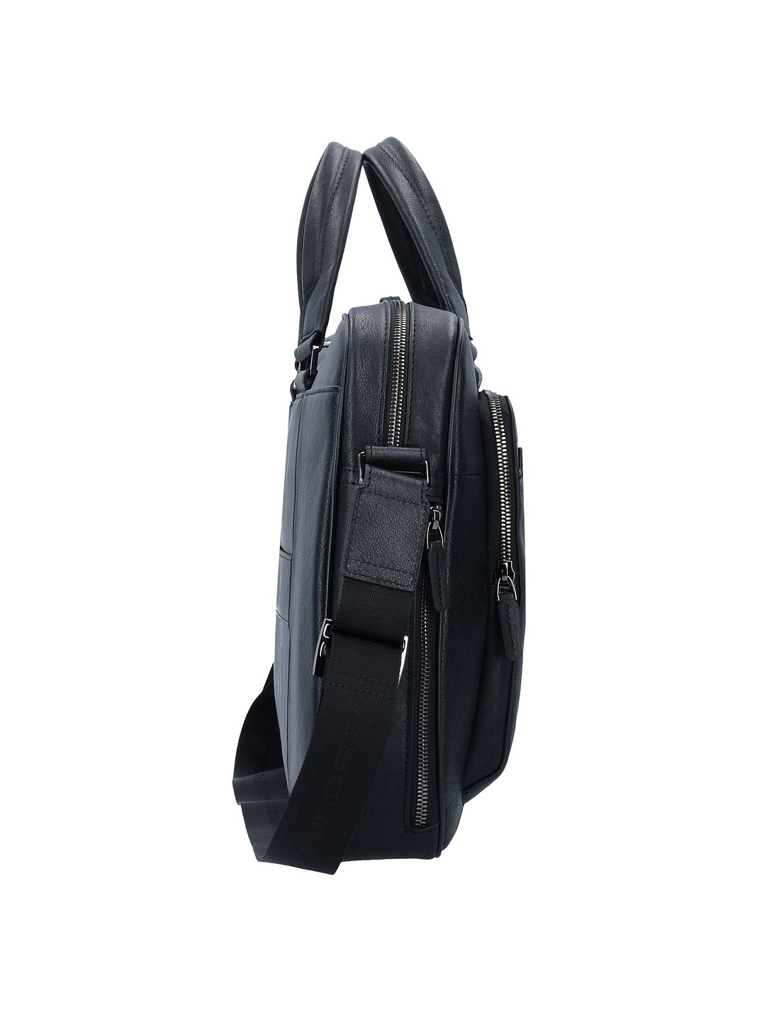 Piquadro Black Square Valigetta Vera Pelle 40 cm Vano porta PC Piquadro Black Square Valigetta Vera Pelle 40 cm Vano porta PC