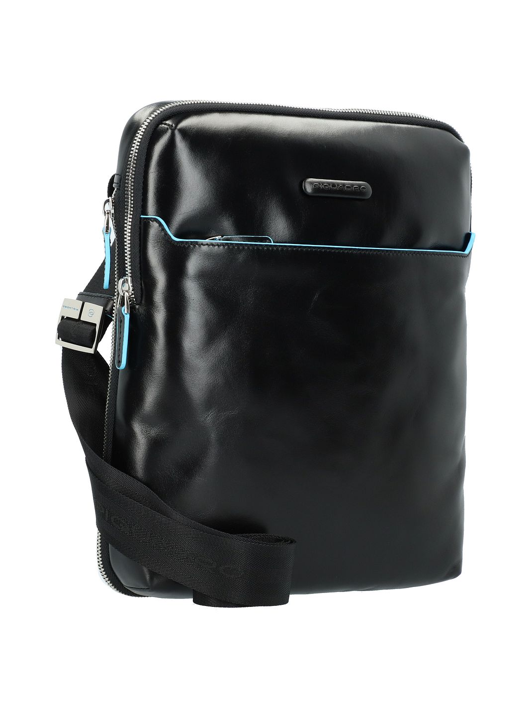 Piquadro Blue Square Borsa a tracolla Vera Pelle 26 cm