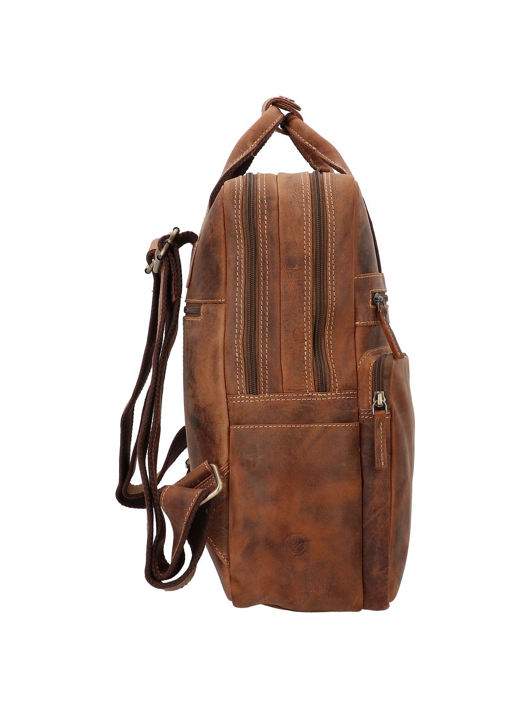 Greenburry Vintage Zaino da giorno Vera Pelle 38 cm Vano porta PC Greenburry Vintage Zaino da giorno Vera Pelle 38 cm Vano porta PC