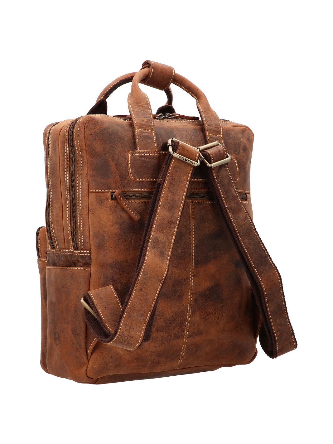 Greenburry Vintage Zaino da giorno Vera Pelle 38 cm Vano porta PC Greenburry Vintage Zaino da giorno Vera Pelle 38 cm Vano porta PC