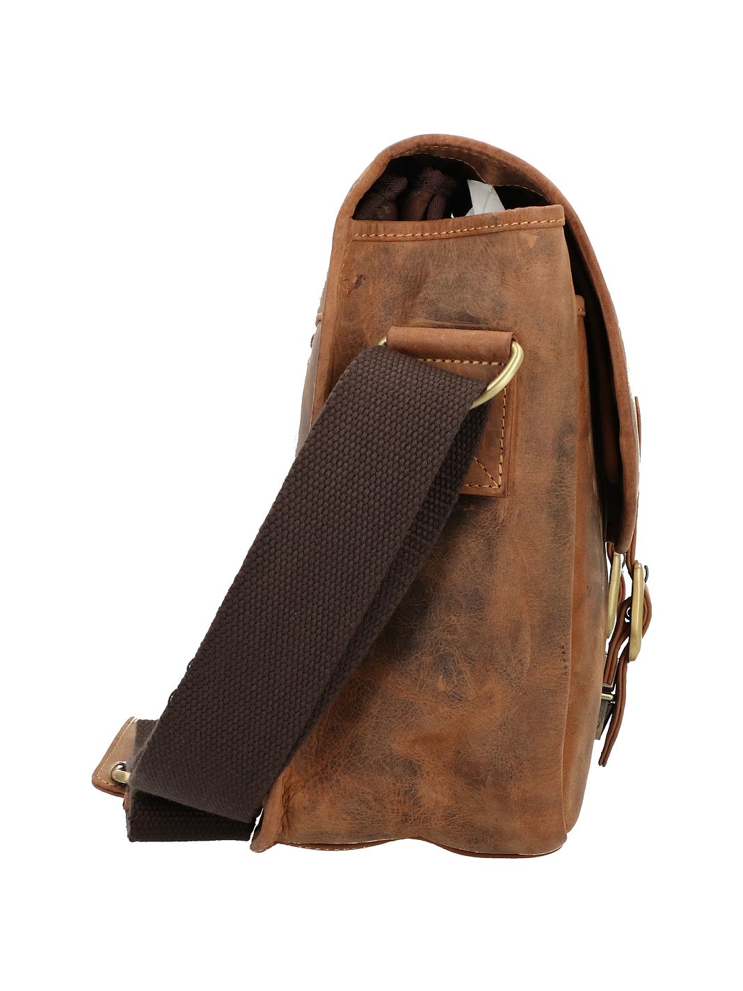 Greenburry Vintage Messengertaske Læder 34 cm