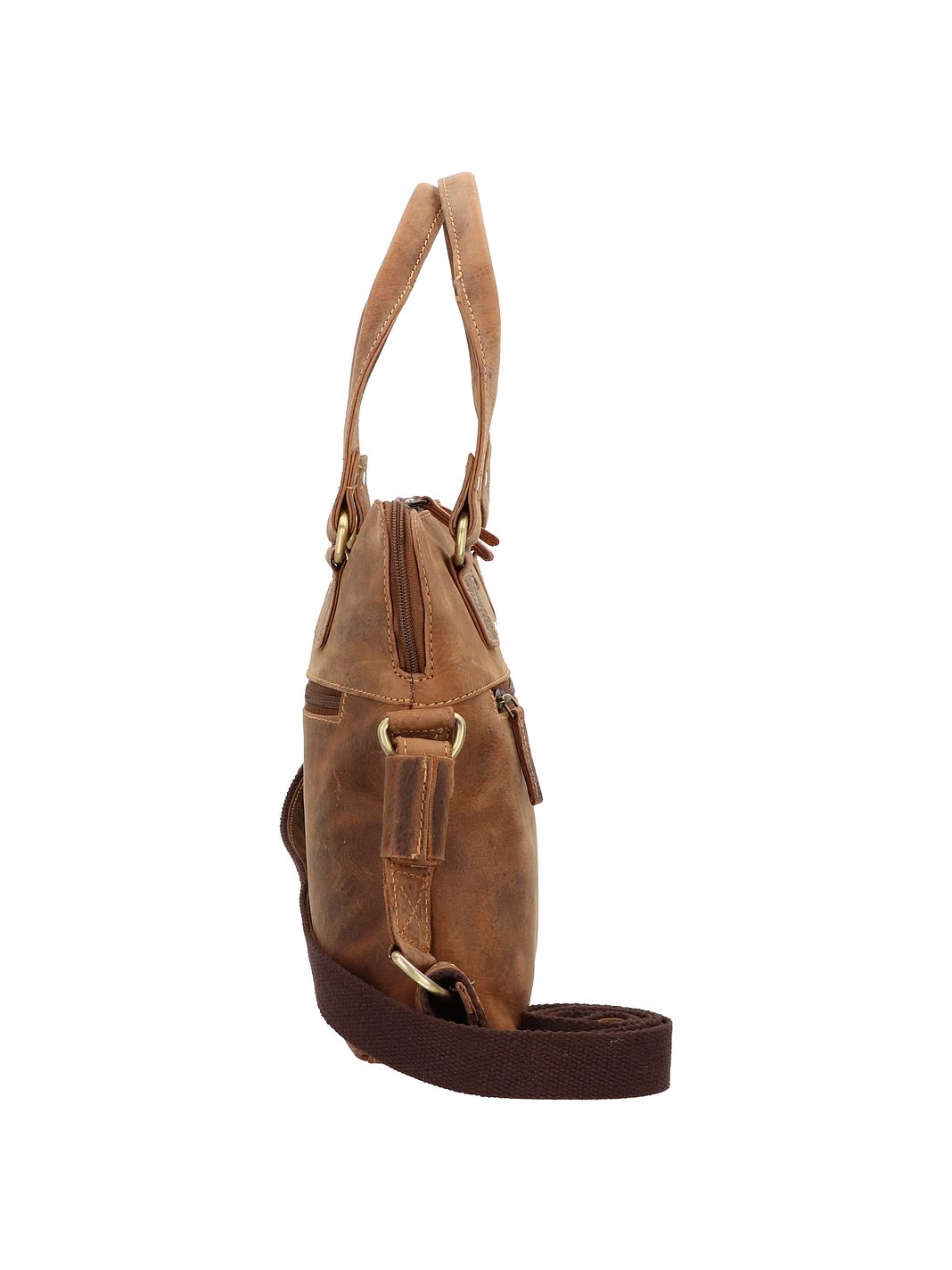 Greenburry Vintage Maletín Piel natural 37 cm Compartimento para el portátil