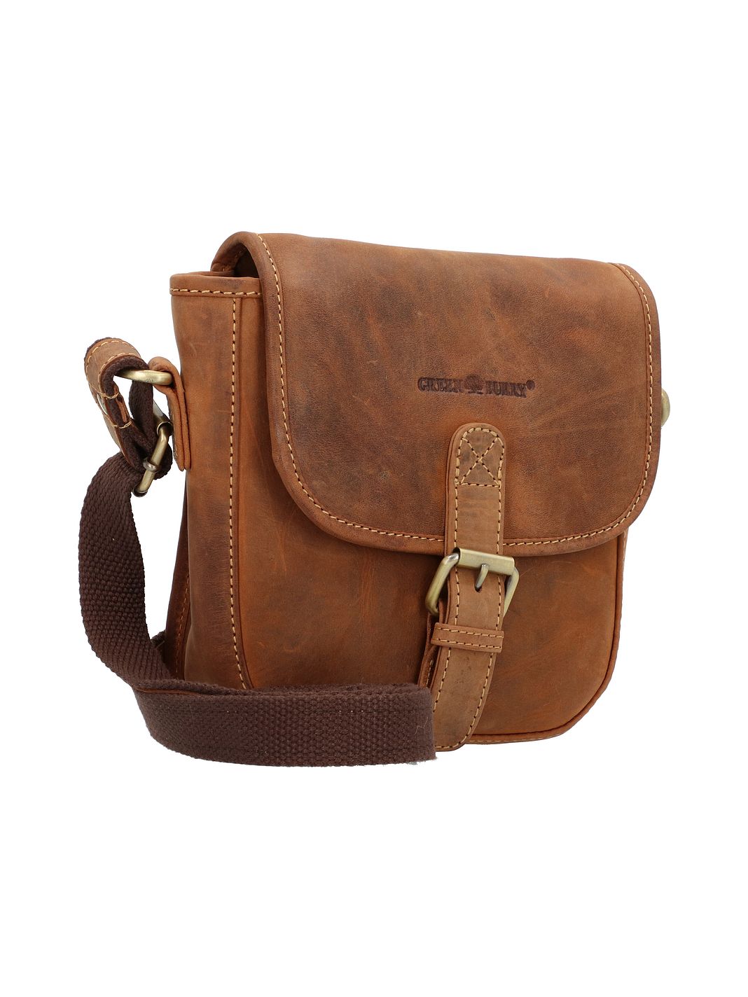 Greenburry Vintage Bolsa de hombro Piel natural 21 cm