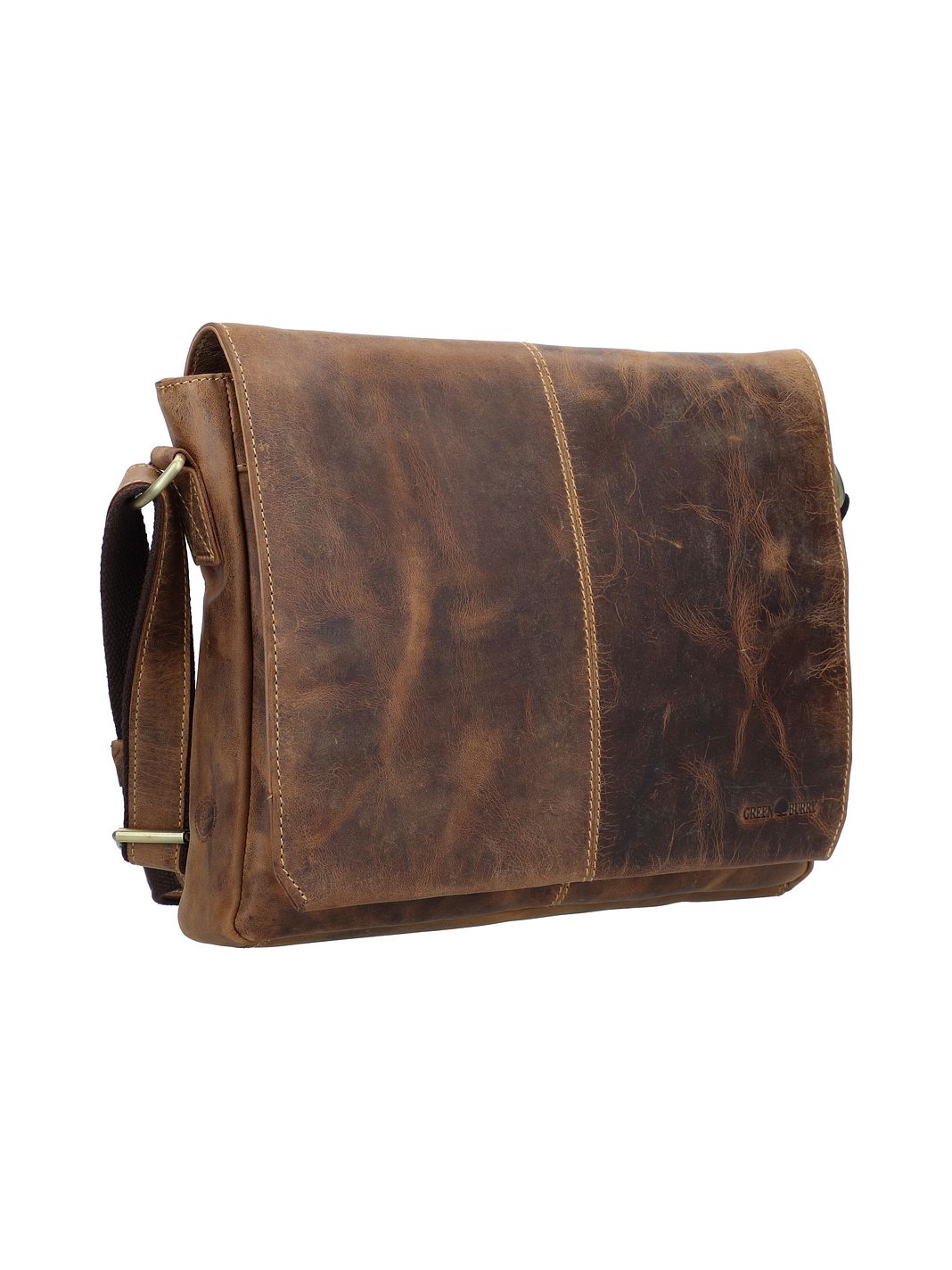 Greenburry Vintage Cartella Messenger Vera Pelle 33 cm Greenburry Vintage Cartella Messenger Vera Pelle 33 cm