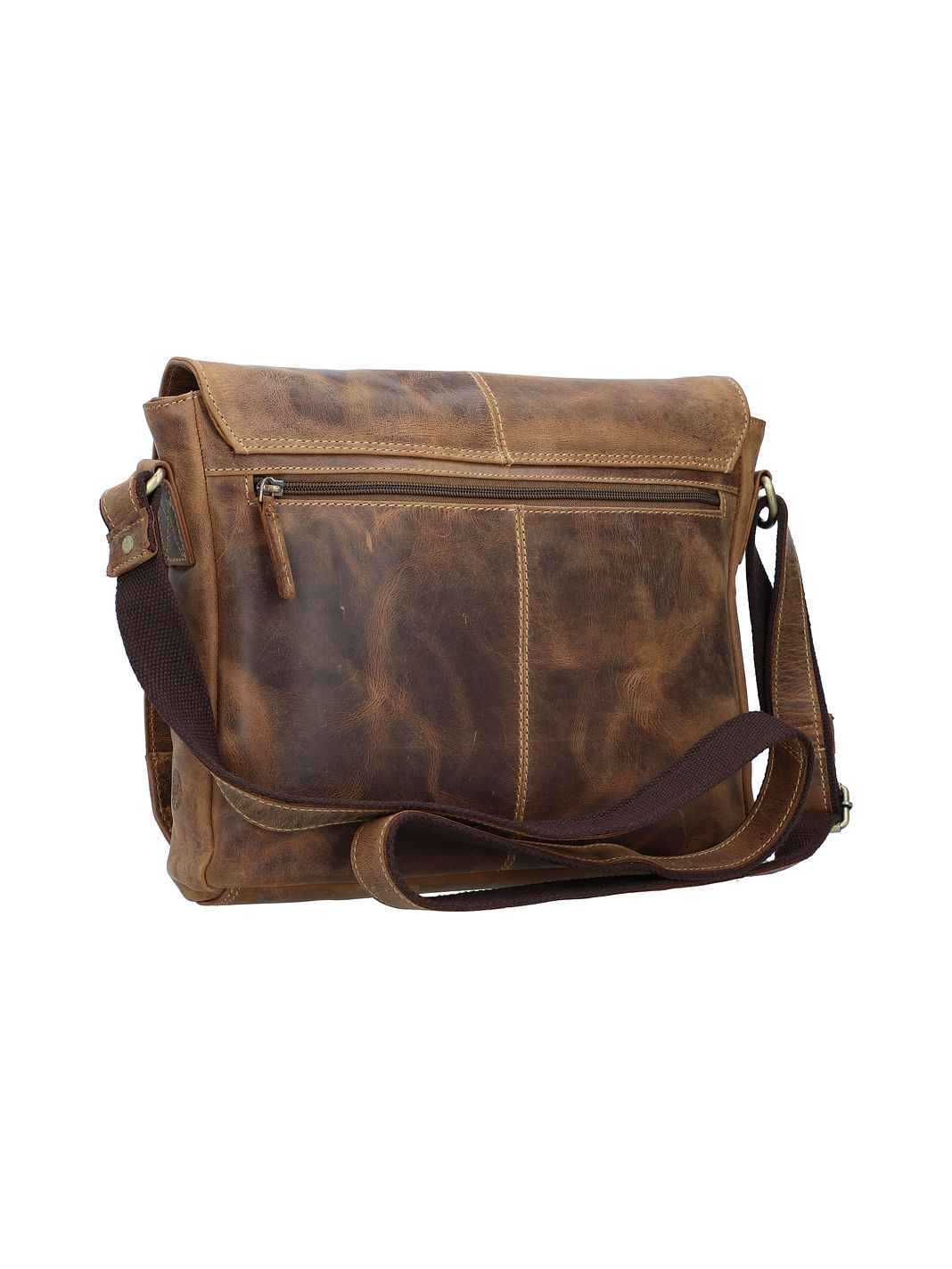 Greenburry Vintage Cartella Messenger Vera Pelle 33 cm Greenburry Vintage Cartella Messenger Vera Pelle 33 cm