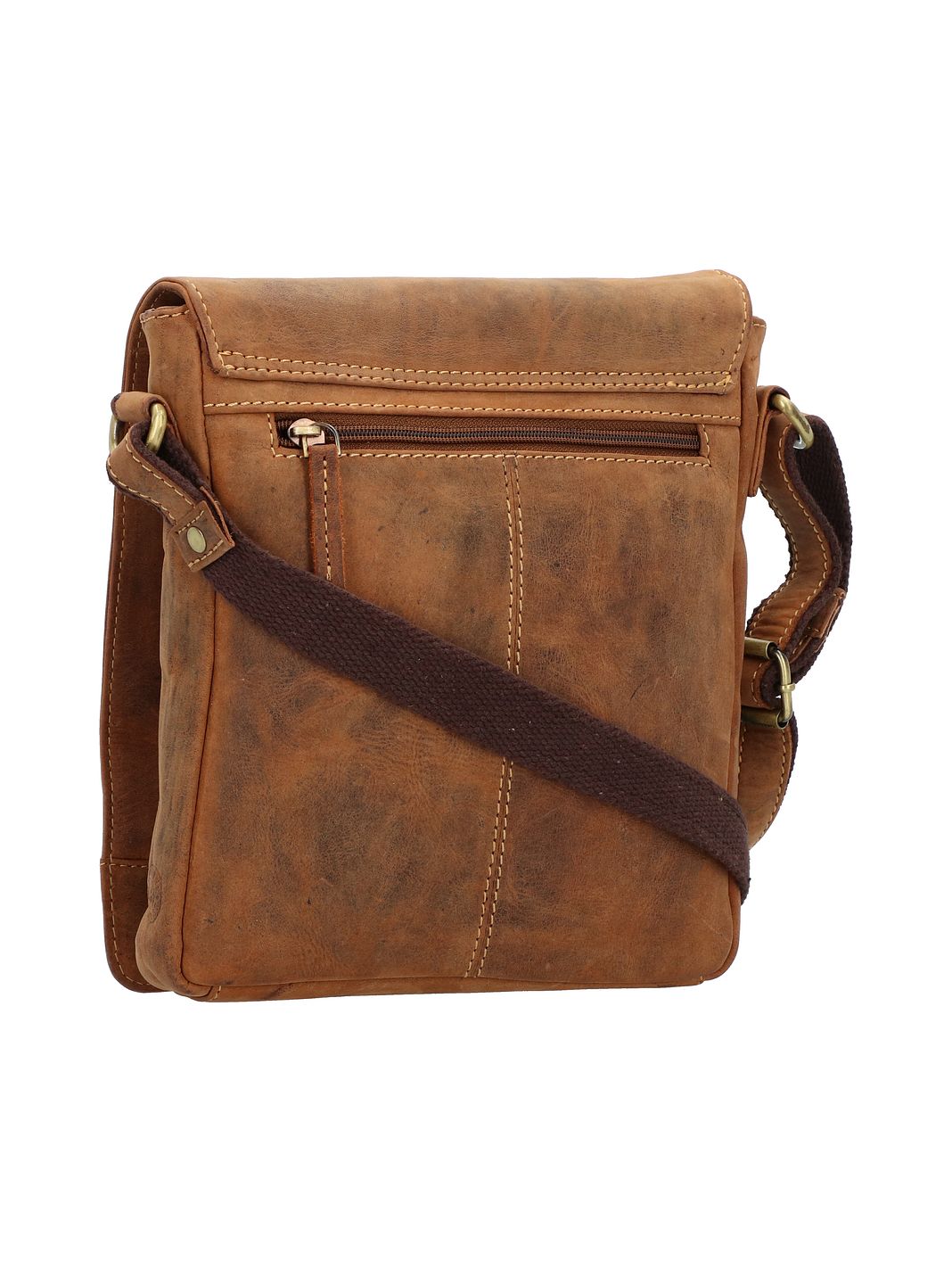 Greenburry Vintage Borsa a tracolla Vera Pelle 23 cm