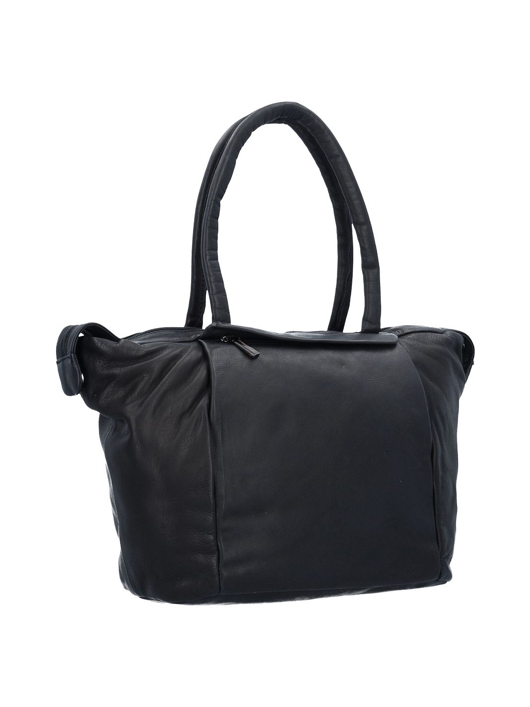 Greenland Nature Black Nappa Borsa shopper Vera Pelle 33 cm Greenland Nature Black Nappa Borsa shopper Vera Pelle 33 cm