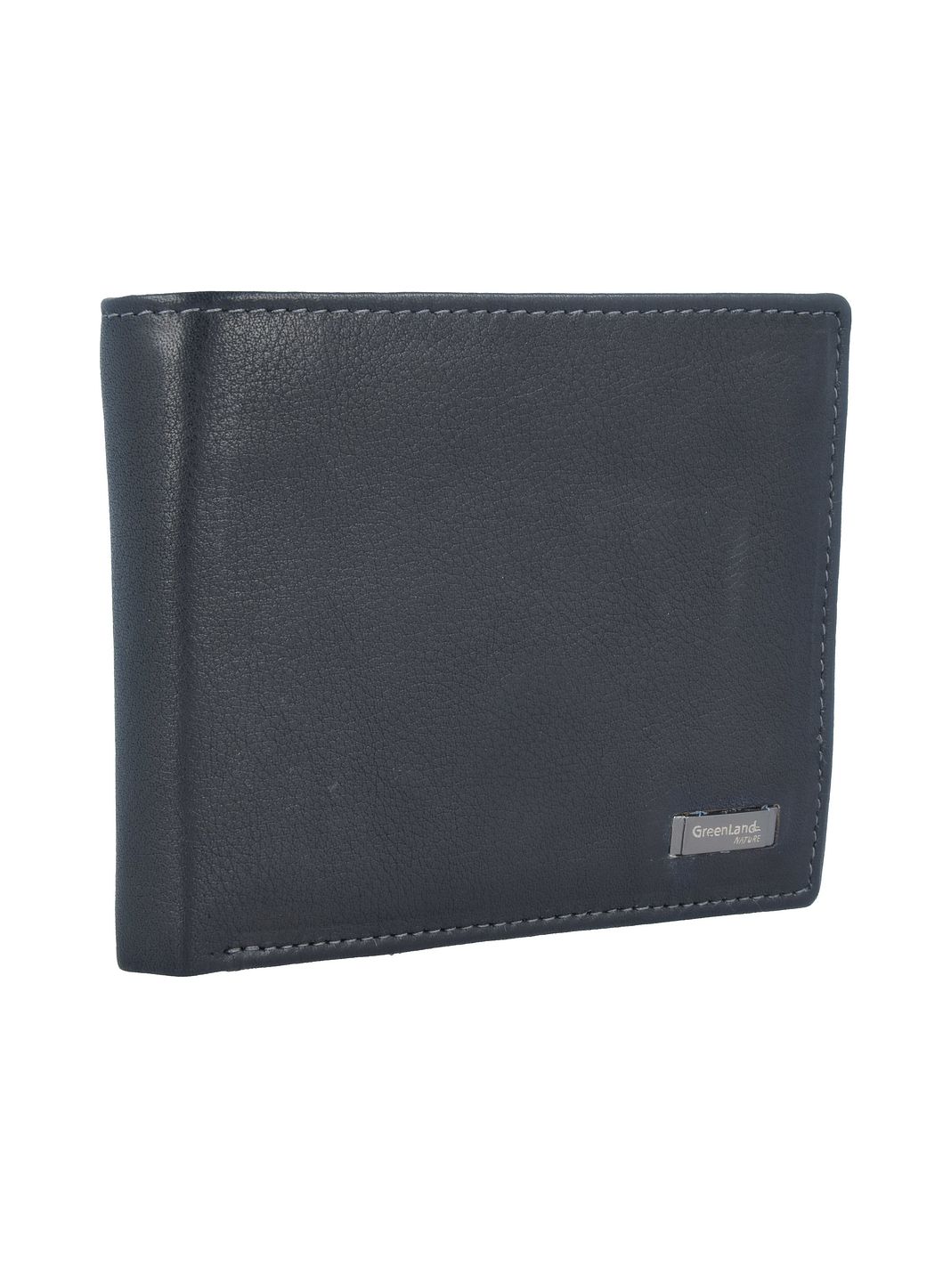 Greenland Nature Black Nappa Portafoglio Protezione RFID Vera Pelle 11 cm Greenland Nature Black Nappa Portafoglio Protezione RFID Vera Pelle 11 cm