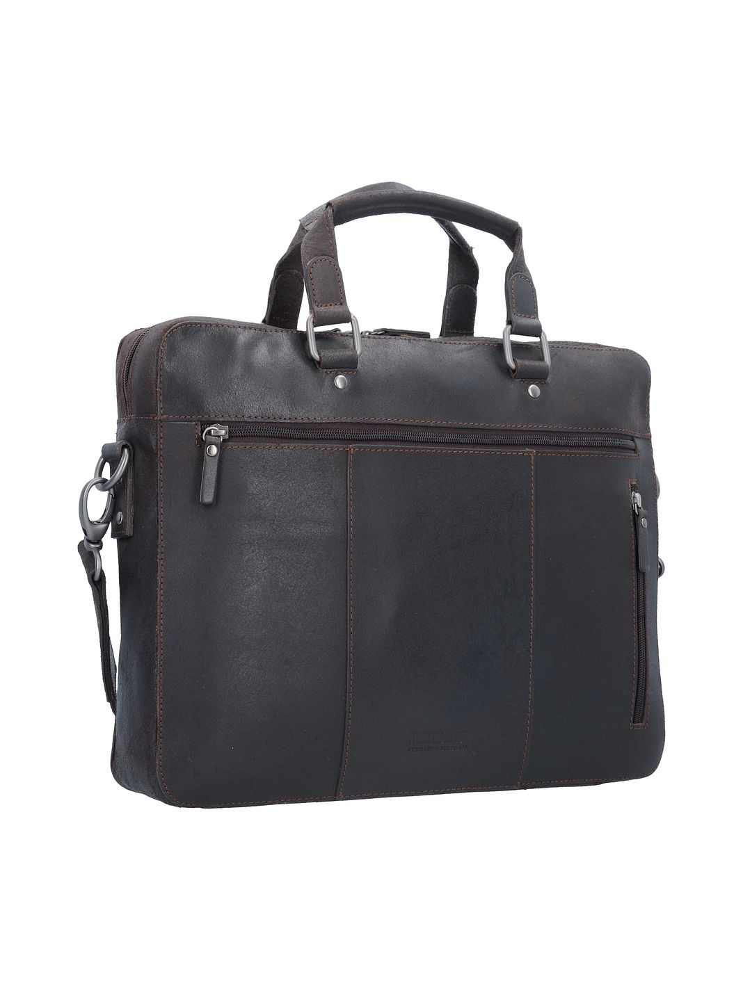 Leonhard Heyden Dakota Valigetta Vera Pelle 37 cm Vano porta PC Leonhard Heyden Dakota Valigetta Vera Pelle 37 cm Vano porta PC