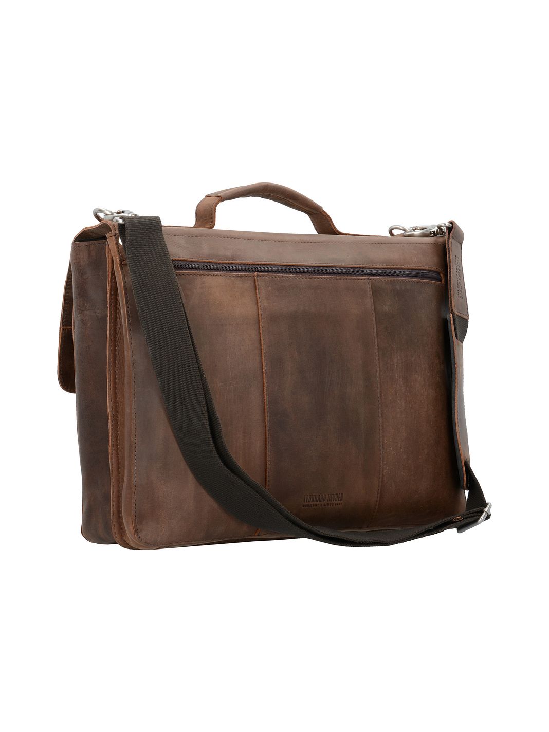 Leonhard Heyden Salisbury Valigetta Vera Pelle 39 cm Vano porta PC Leonhard Heyden Salisbury Valigetta Vera Pelle 39 cm Vano porta PC