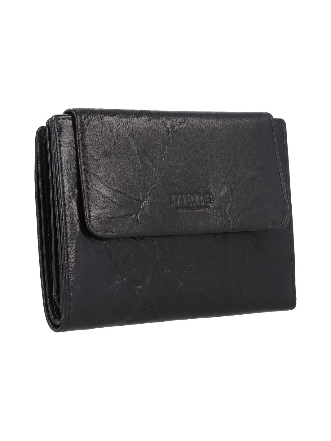 mano Donna Aurona RFID Portafoglio Protezione RFID Vera Pelle 14 cm