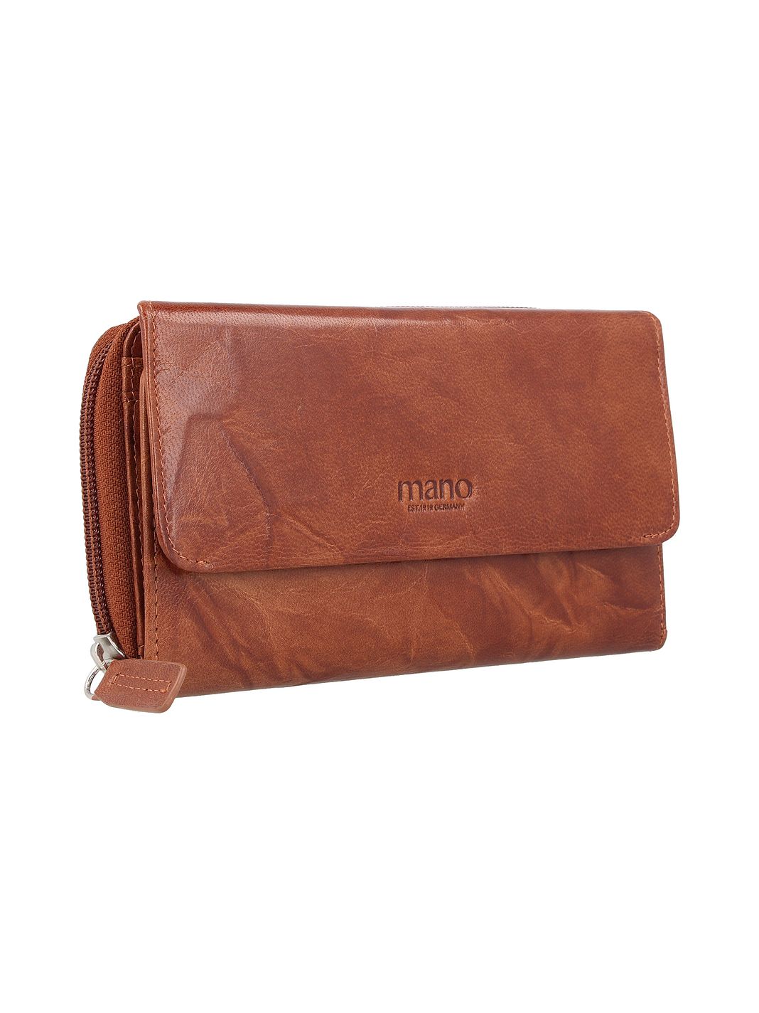 mano Donna Aurona RFID Portafoglio Protezione RFID Vera Pelle 18 cm