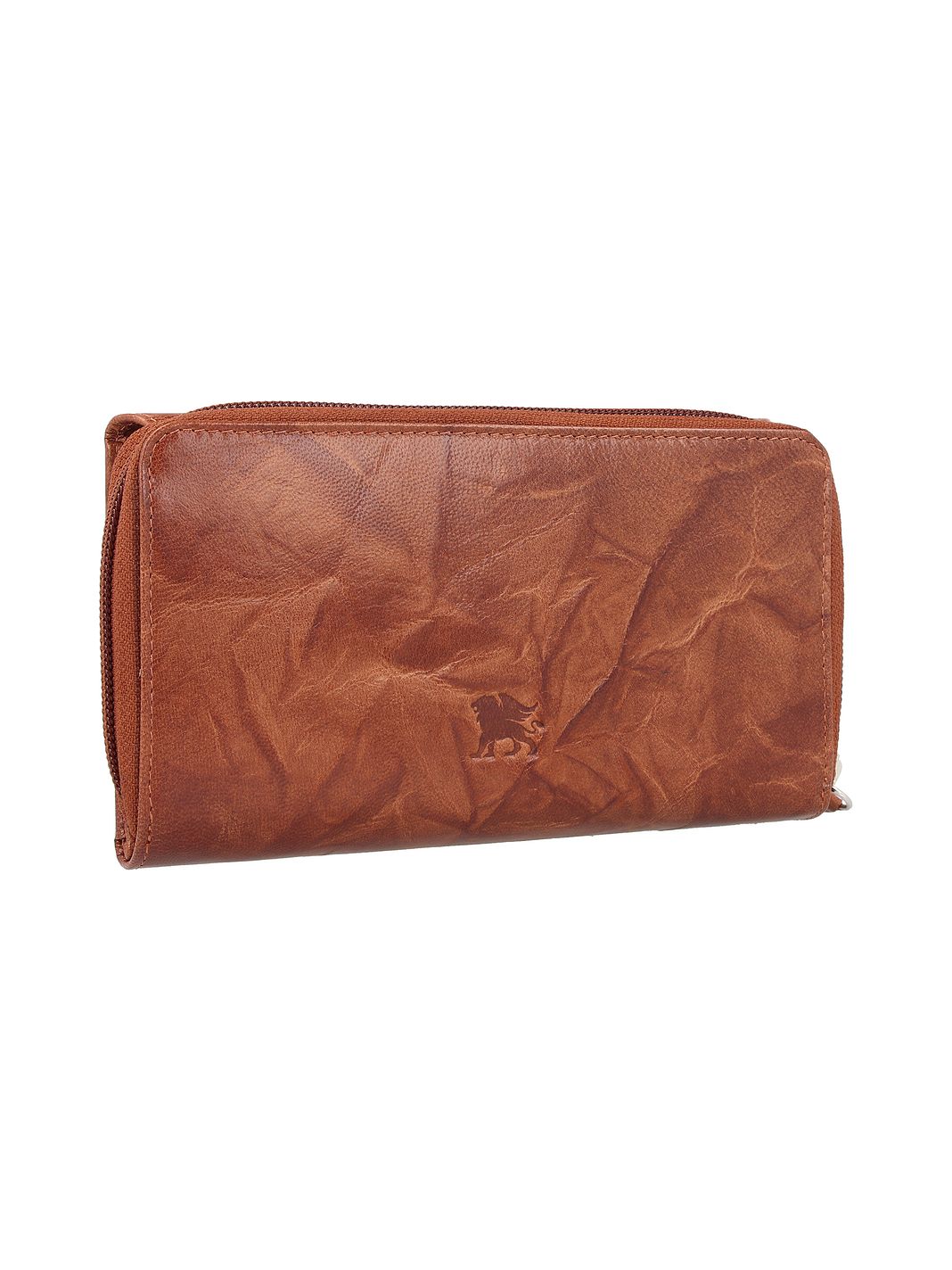 mano Donna Aurona RFID Portafoglio Protezione RFID Vera Pelle 18 cm
