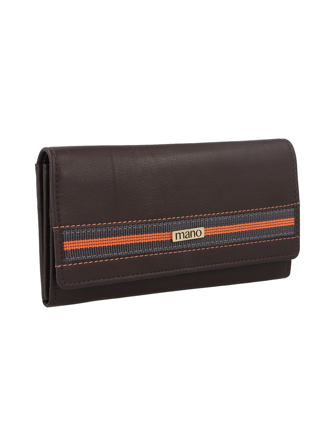 mano Don Leonardo Portafoglio Protezione RFID Vera Pelle 18 cm