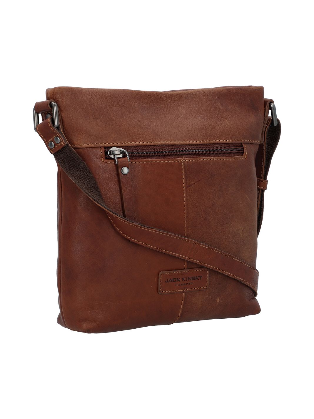 Jack Kinsky Montreal Borsa a tracolla Vera Pelle 19 cm Jack Kinsky Montreal Borsa a tracolla Vera Pelle 19 cm