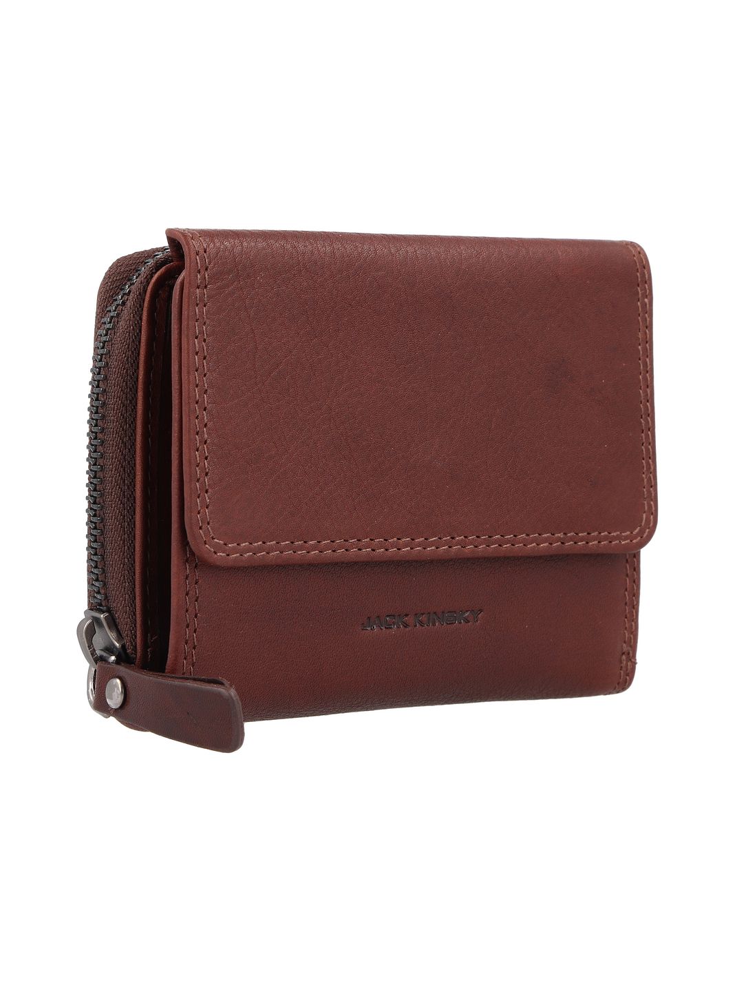 Jack Kinsky Portafoglio Protezione RFID Vera Pelle 11 cm Jack Kinsky Portafoglio Protezione RFID Vera Pelle 11 cm