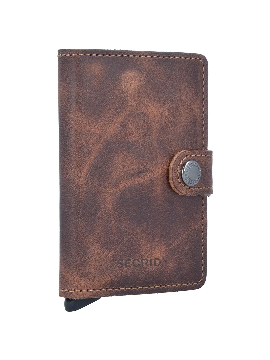 Secrid Miniwallet Custodia per carta di credito Protezione RFID Vera Pelle 6.5 cm