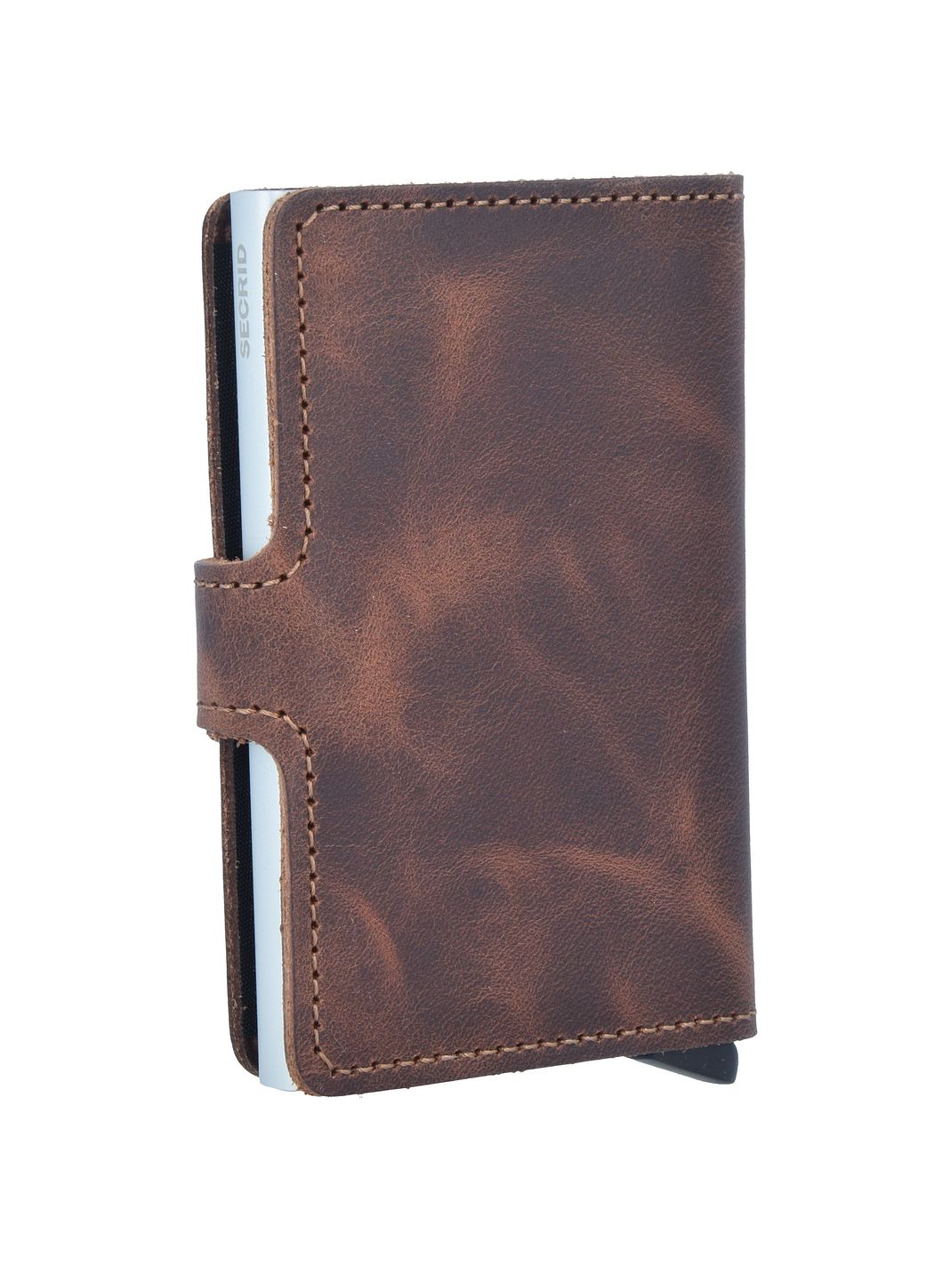 Secrid Miniwallet Custodia per carta di credito Protezione RFID Vera Pelle 6.5 cm