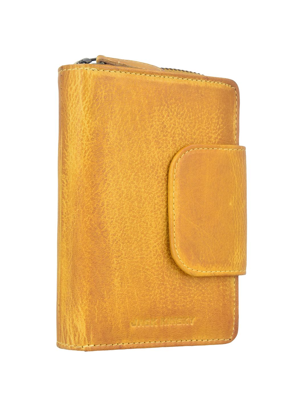Jack Kinsky Nassau Portafoglio Vera Pelle 14 cm
