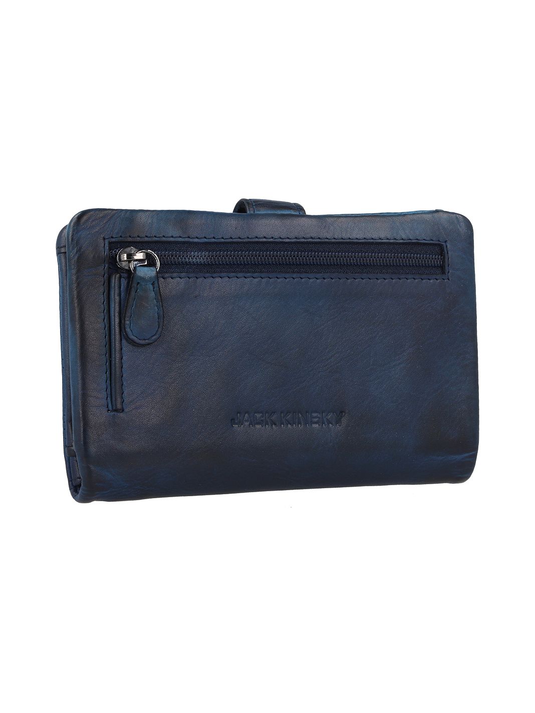 Jack Kinsky Nelson Portafoglio Protezione RFID Vera Pelle 14.5 cm Jack Kinsky Nelson Portafoglio Protezione RFID Vera Pelle 14.5 cm