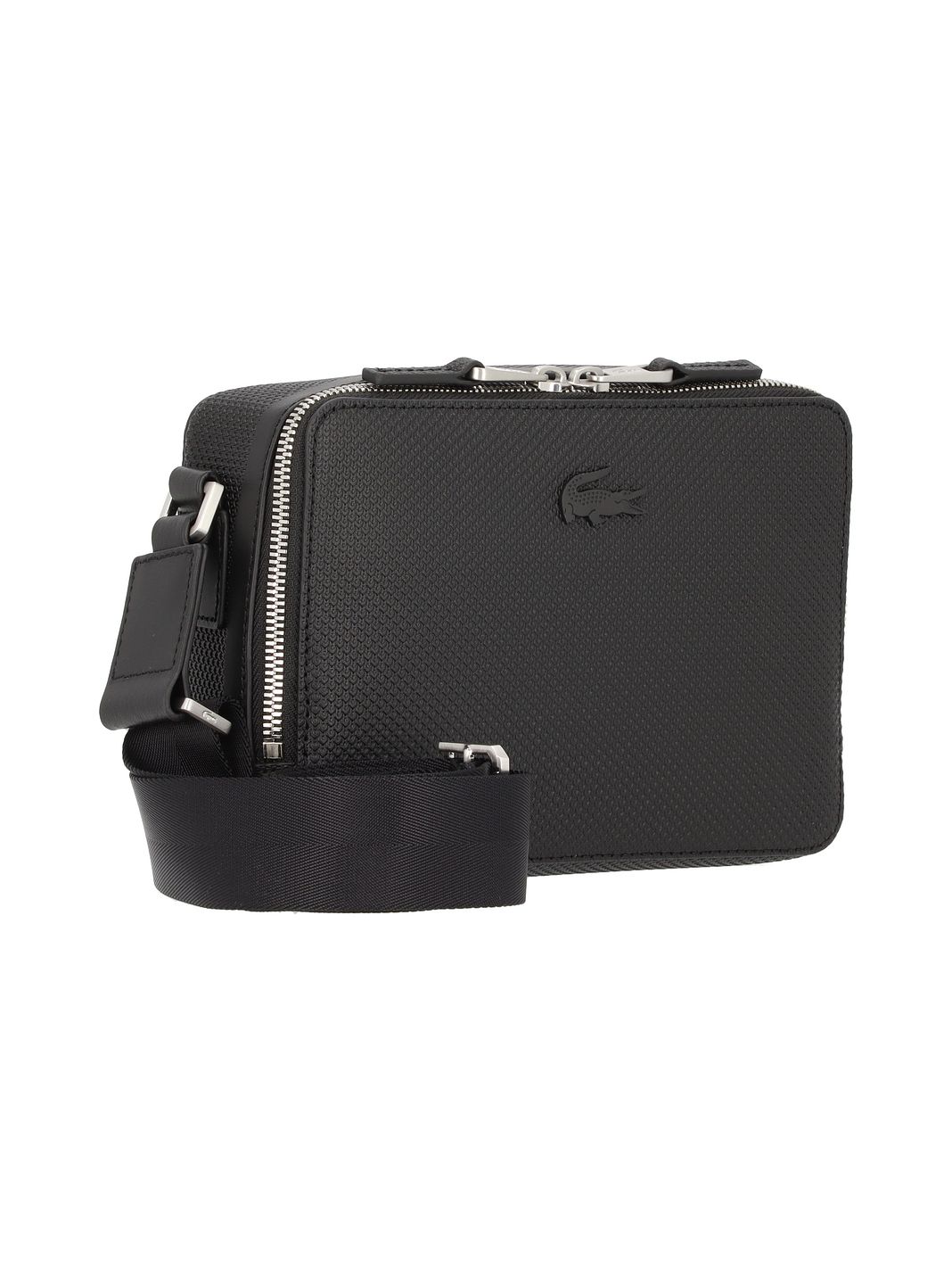 Lacoste Core Essentials Chantaco Borsa a tracolla Vera Pelle 20.5 cm Lacoste Core Essentials Chantaco Borsa a tracolla Vera Pelle 20.5 cm
