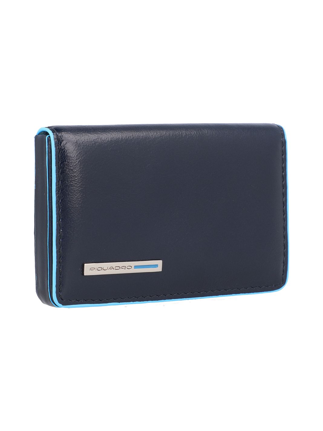 Piquadro Blue Square Custodia per biglietti da visita Vera Pelle 10 cm