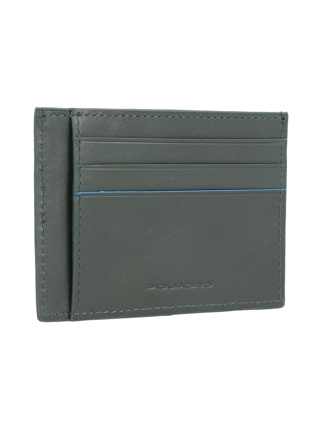Piquadro Blue Square Custodia per carta di credito Protezione RFID Vera Pelle 11.5 cm Piquadro Blue Square Custodia per carta di credito Protezione RFID Vera Pelle 11.5 cm
