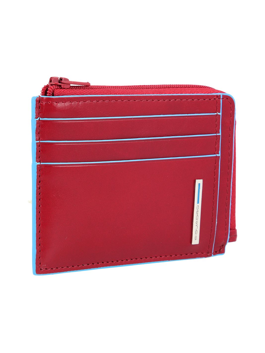 Piquadro Blue Square Custodia per carta di credito Protezione RFID Vera Pelle 11 cm Piquadro Blue Square Custodia per carta di credito Protezione RFID Vera Pelle 11 cm