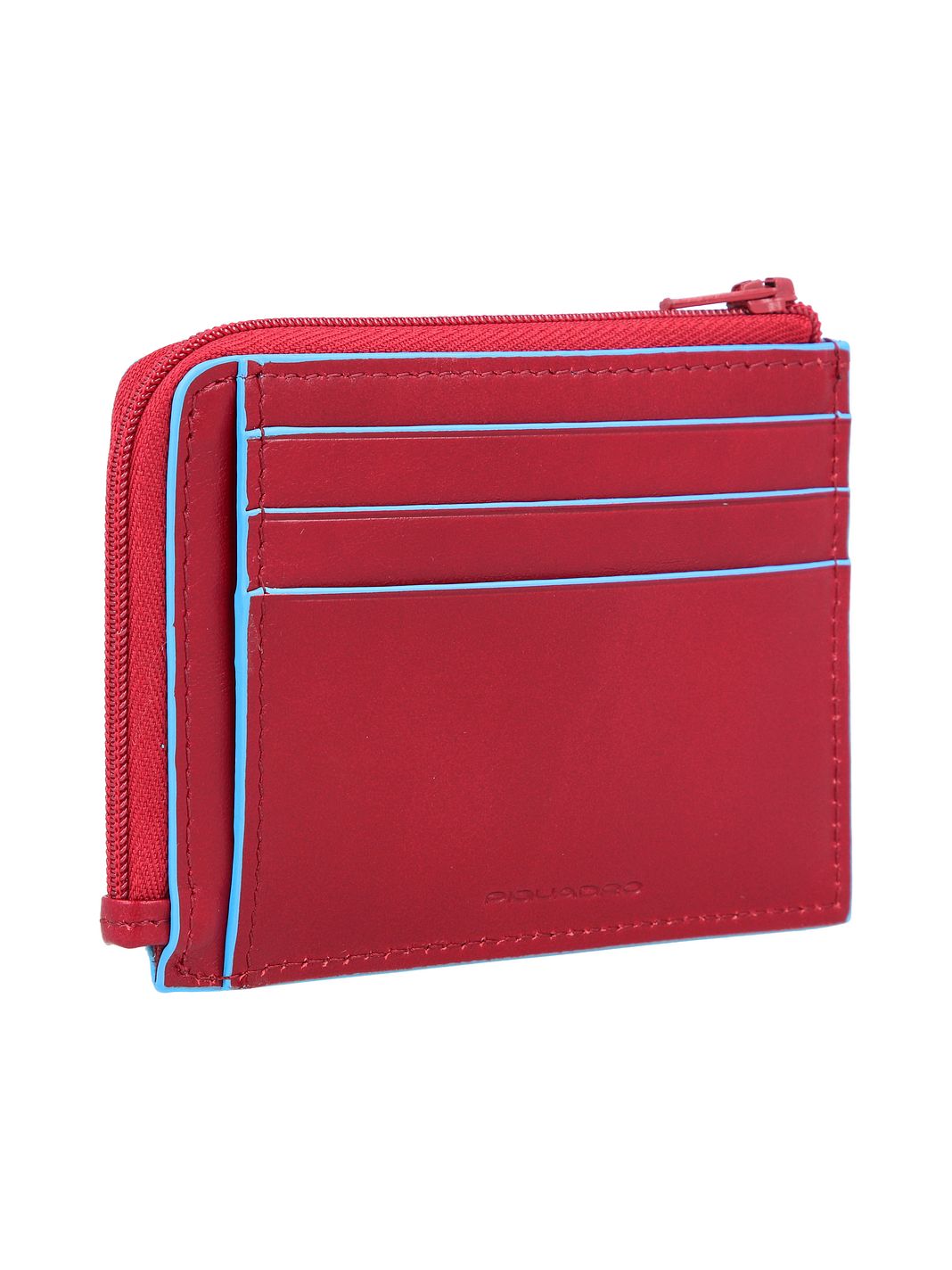 Piquadro Blue Square Custodia per carta di credito Protezione RFID Vera Pelle 11 cm Piquadro Blue Square Custodia per carta di credito Protezione RFID Vera Pelle 11 cm