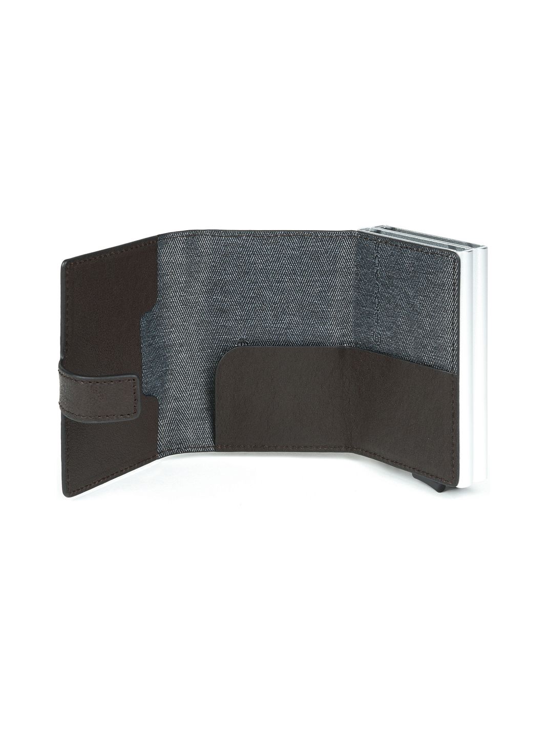 Piquadro Blue Square Custodia per carta di credito Protezione RFID Vera Pelle 7 cm Piquadro Blue Square Custodia per carta di credito Protezione RFID Vera Pelle 7 cm