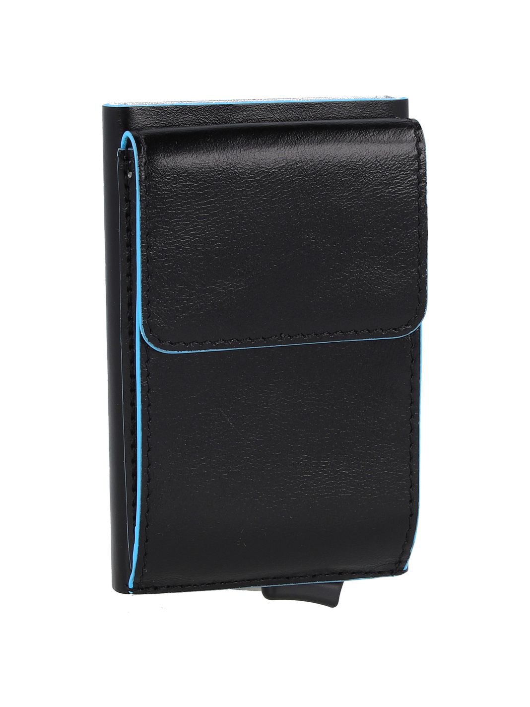 Piquadro Blue Square Custodia per carta di credito Vera Pelle 6 cm Piquadro Blue Square Custodia per carta di credito Vera Pelle 6 cm