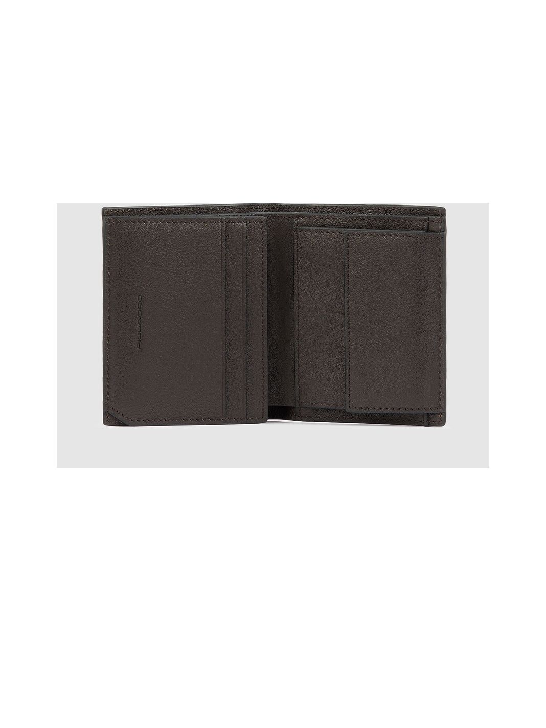 Piquadro Black Square Portafoglio Protezione RFID Vera Pelle 10 cm Piquadro Black Square Portafoglio Protezione RFID Vera Pelle 10 cm