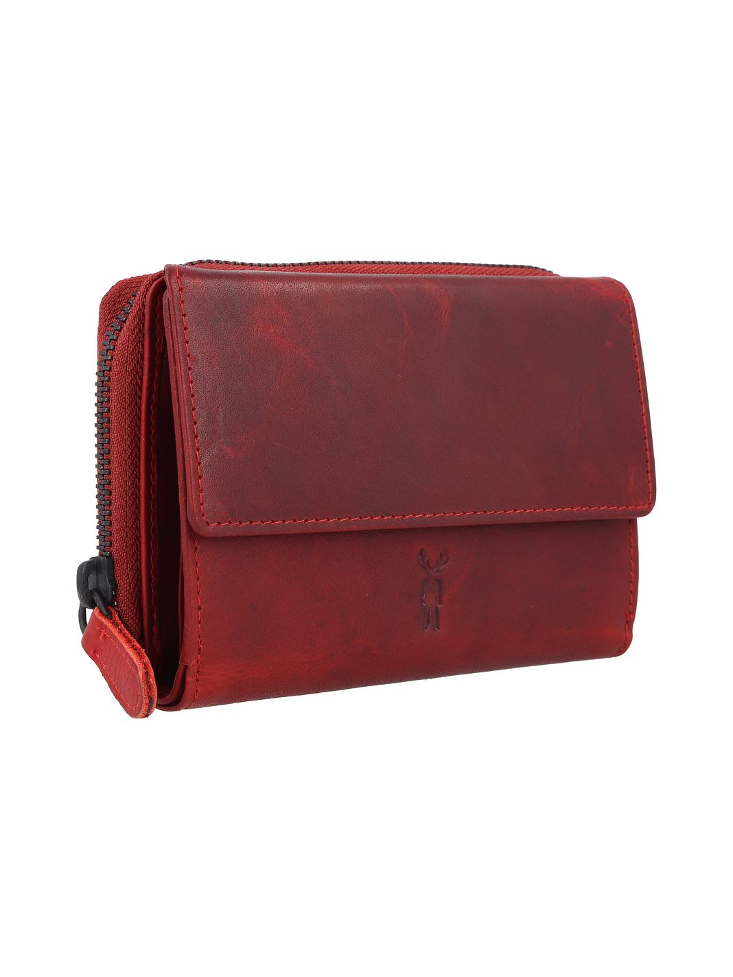 Jack Kinsky Risör Portafoglio Protezione RFID Vera Pelle 14 cm