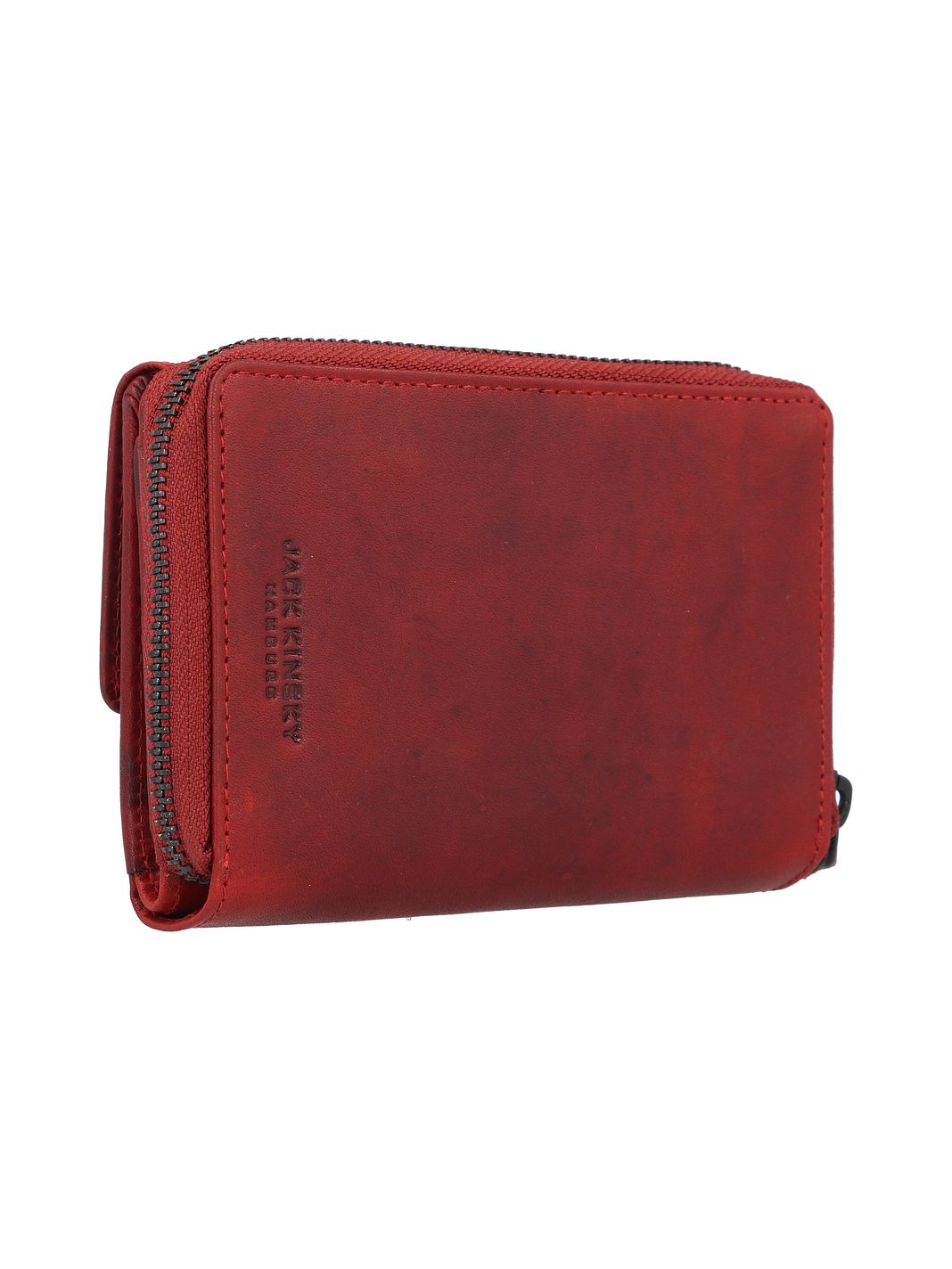 Jack Kinsky Risör Portafoglio Protezione RFID Vera Pelle 14 cm