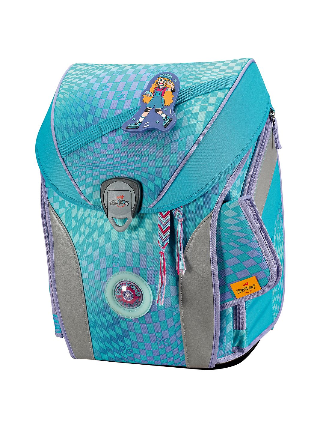 DerDieDas ErgoFlex Max LED Set di borse per la scuola 5 pezzi