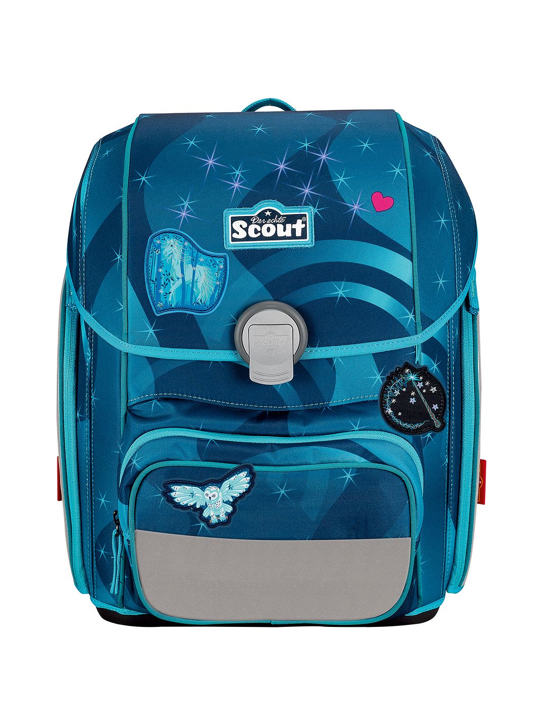 Scout Genius LED Set di borse per la scuola 4 pezzi Scout Genius LED Set di borse per la scuola 4 pezzi